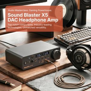 랩스 사운드 블래스터 X5 HI-RES 외장 듀얼 DAC USB 카드