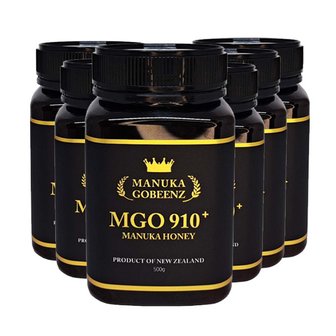 고빈즈 프리미엄 뉴질랜드 마누카 꿀 MGO 910+ 500gX6개