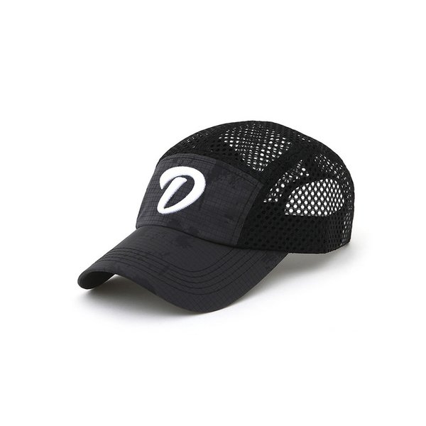 BIG SIZE D MESH BLACK CAMP-CAP