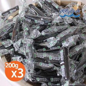 짭조름한 맛다시마 200g x 3봉 완도산 절편 주전부리 CRD2003