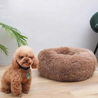  강아지 고양이 쉼터 원형 도넛 방석 S 약40cm 6컬러