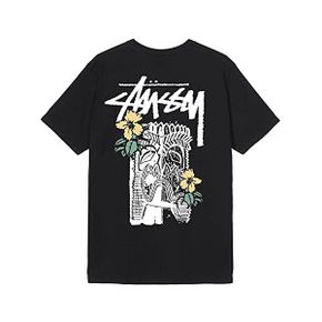 일본 스투시 반팔 STUSSY T 셔츠 반소매 남성 TIKI T립E 티 3903621 티셔츠S 1191839