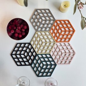 [국내공식수입원] 존덴마크 CUBE 냄비받침 (6colors 택1)