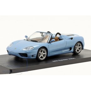 페라리 미니카 1/43 Ferrari 360 Spider 오픈카 2000 케이스 포함(라이트 블루 메탈릭)