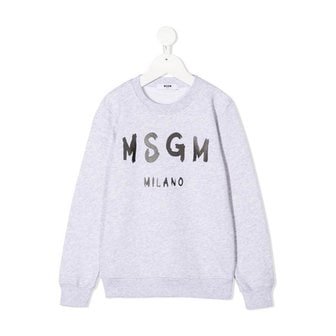 MSGM 21FW 키즈 여성 로고 프린트 맨투맨 MS027672 107