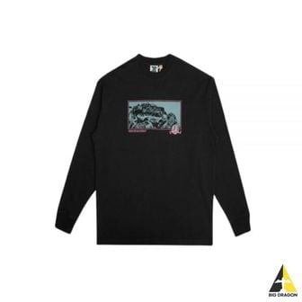 Deus ex machina DEUS Piece Of Scrap Ls Tee (DMW231944-BLK) (피스 오브 스크Rab 랩 롱슬리브 티)