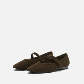 Rowie mary jane shoes Velvet Khaki