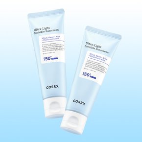 울트라 라이트 인비저블 선스크린 SPF50+ PA++++ 50ml [2개]