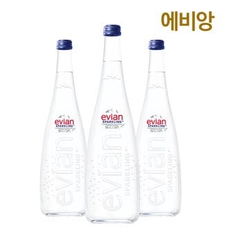 에비앙 탄산수 Evian 750mlX12(Glass)  테이블 탄산수