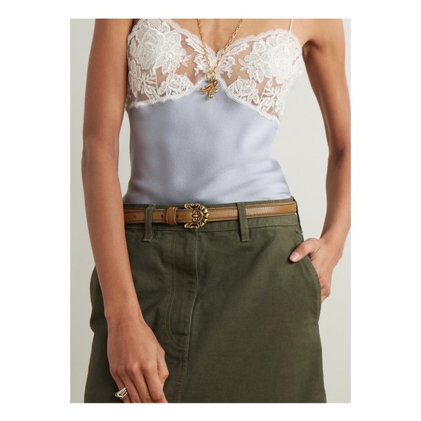 코드 트리밍 가죽 벨트 탠 브라운 1647597357061073