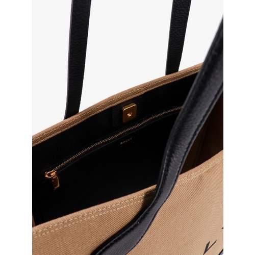 [해외배송] 23 F/W BALLY 캔버스 숄더 백 WITH 로고 프린트 WAE02WCV034I113O B0650479564