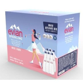 에비앙 스파클링 330ml*6입 + 골프공 패키지