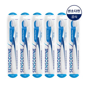 센소다인 부드러운 미세모 젠틀 칫솔 1입 x6개