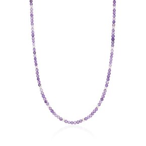 Silver925 퍼플 비즈 볼 목걸이