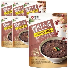 샘표 밸런스죽 동지 통팥죽 420g x 6개 (WD89C31)