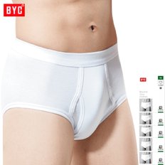 BYC순면남백색면스판삼각팬티5종BYC2212