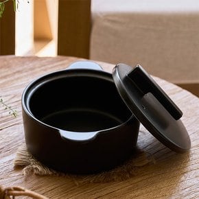 까망 국산 무균열 무흡수 세라믹 내열냄비 뚝배기 16CM (S)