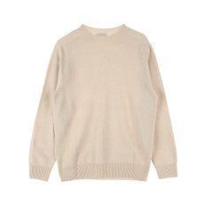 [SSG 특별혜택가][노벤타케이] 19S/S 홀가먼트 라운드 니트 BEIGE