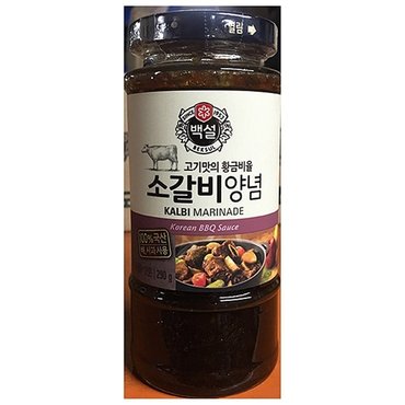  소갈비 양념 백설 290g 고기 액상 소스 식당 업소용