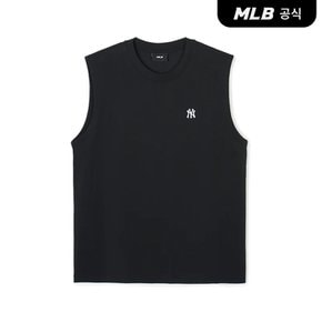 [코리아공식] 베이직 스몰로고 쿨테크 나시 티셔츠 NY (Black)