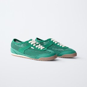 ZARA 키즈 메쉬 스니커즈 그린 (190-255)