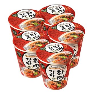  삼육 우리밀 감자라면컵(컵라면) 73g x 5개 (WA6E099)