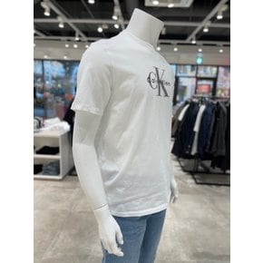 [파주점] [캘빈클라인진]남여공용 CK 세미 슬림핏 모노그램 로고 반팔 티셔츠 4RB861G-YAF