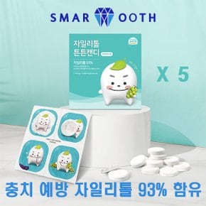 국내생산 자일리톨 충치예방 튼튼캔디 샤인머스켓 60정 5box