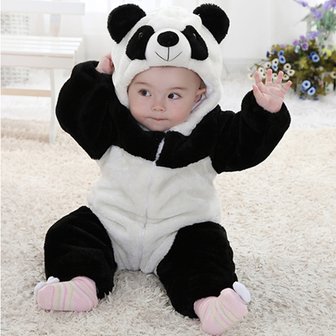 엠케이 포근 따뜻한 팬더곰 우주복(6-24개월) 203734