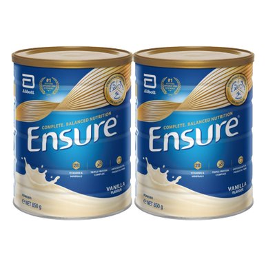 호주 엔슈어 파우더 바닐라맛 Ensure Vanilla 850g 2개