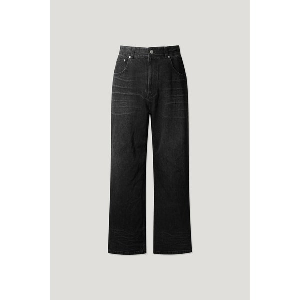 [여주점] [이로] 남성 WASHED DENIM 와이드 팬츠 IQPDM24702BKX