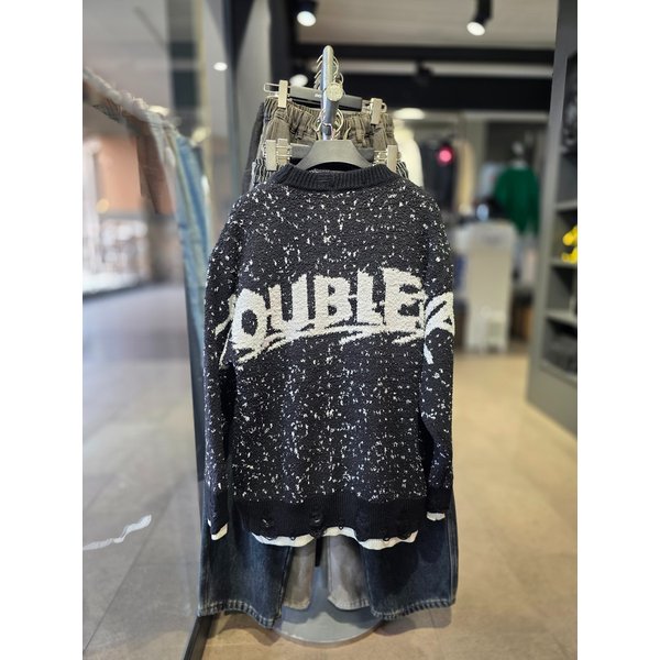 [시흥점] 베어페이스 보카시 레이어드 오버핏 니트(남여공용)/JGZZ51C07BK