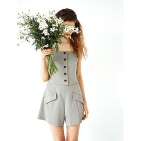 ANNE BUSTIER TOP - KHAKI