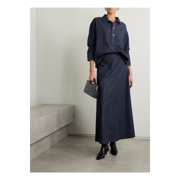 닐리 로탄 하퍼 데님 셔츠 블루 1647597330432888