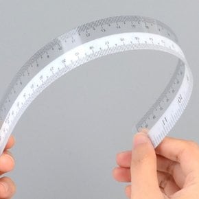 구부러지는 자 말랑말랑 눈금자 15cm 20cm 30cm