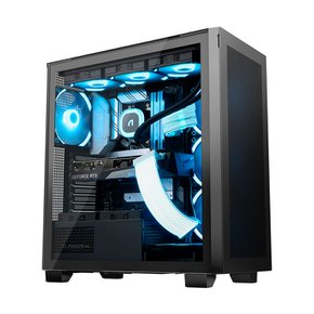 SUITMASTER M3000 뉴본 ARGB 강화유리 컴퓨터 PC 케이스 블랙