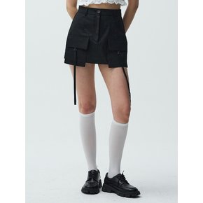 st cargo skirt (black)