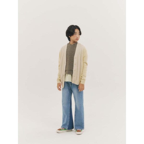 빈티지가디건_옐로우