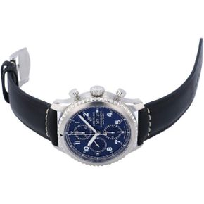 일본 브라이틀링 시계 Breitling A118C1KBA Navitimer Aviator 8 크로노그래프 43 Blue Dial 워