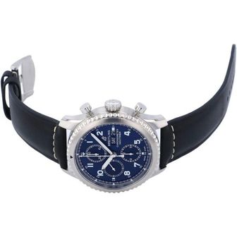  일본 브라이틀링 시계 Breitling A118C1KBA Navitimer Aviator 8 크로노그래프 43 Blue Dial 워