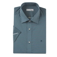 솔리드 화이트 블루를 대체 할 수있는 고급원단에 마이크로한 패턴을 적용한 새로운 슬림셔츠