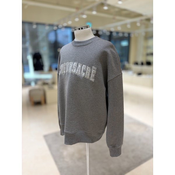 [부산점] 남성 꾀흐 사크레 레터링 로고 스웻셔츠 USW009-747-055