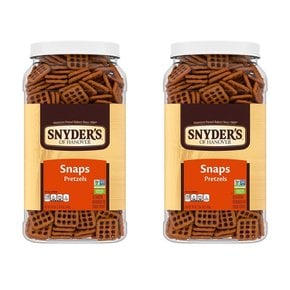 [해외직구]스나이더오브하노버 프레젤 스냅 680g 2팩 Snyders of Hanover Pretzel Snaps 24oz