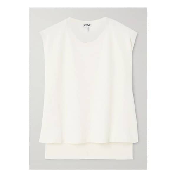 레이어드 울 저지 탑 화이트 1647597358151703