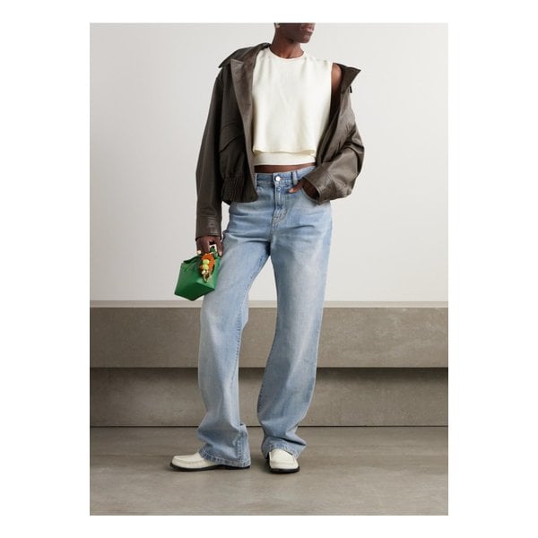 레이어드 울 저지 탑 화이트 1647597358151703