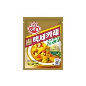 백세카레 오뚜기 백세카레순한맛1kg 카레