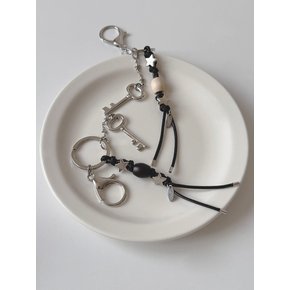 Starry Starry Wood Keyring.(2color)