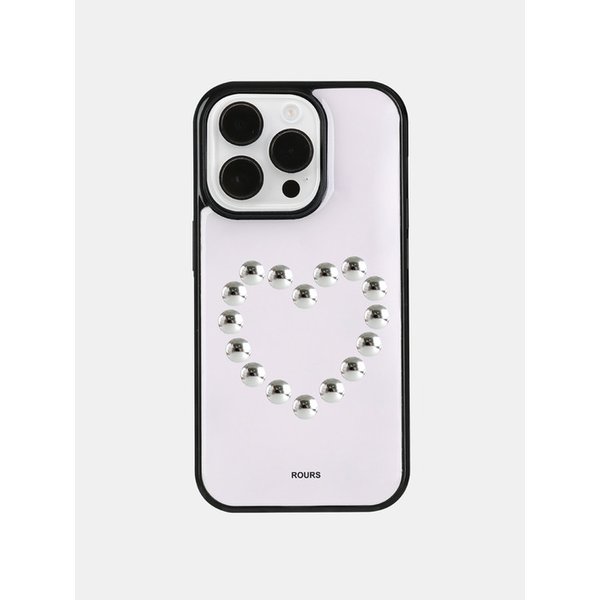 HEART STUD CASE (PINK)