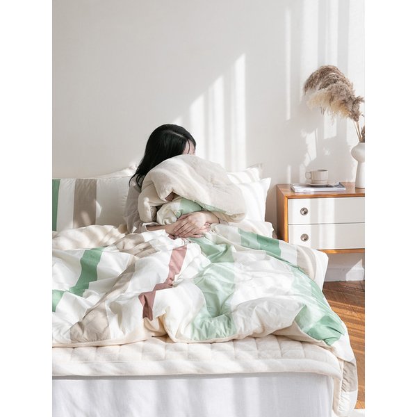 고밀도 60수  바이오워싱 5mm극세사 프리미엄 차렵이불 SS/Q 2 color