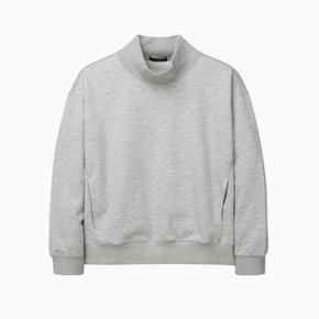 [24FW][Airy-Sweat] 라이트그레이 모크넥 스웻셔츠 (JNTS4D103G1)